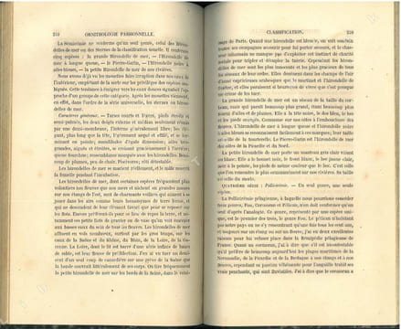 L'esprit des bêtes. Le monde des oiseaux. Ornithologie passionnelle. 3 volumes.. Toussenel, Alphonse