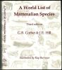 A world list of Mammalian species.. Corbet, G.B. & J.E. Hill
