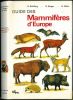 Guide des mammifères d'Europe.. Schilling, D. et al.