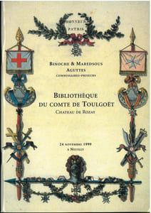 Bibliothèque du Comte de Toulgoët-Tréanna, Chevalier de Malte, Château de Rozay en Berry.