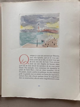 Séjour à Venise. Quatre lettres familières du Président de Brosses.. BROSSES (de), Président.