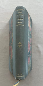 L'Amant légal. Moeurs spartiates.. BOIS (du), Comte Albert.