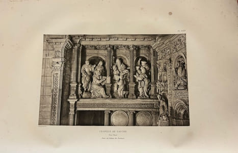 Solesmes. Les sculptures de l'église abbatiale. 1496-1553. Reproductions. Etat de la question d'origine.