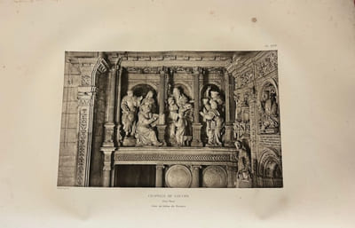 Solesmes. Les sculptures de l'église abbatiale. 1496-1553. Reproductions. Etat de la question d'origine.