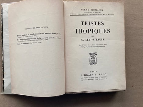 Tristes tropiques.. LEVI-STRAUSS, Claude.