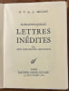 Soixante-quinze lettres in&eacute;dites et sept documents originaux.. LUBICZ MILOSZ (de), Oskar Vladislav.