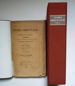 Flora Orientalis sive enumeratio plantarum in oriente a Graecia et Eagypto ad Indiae fines hucusque observatorum. Volumen quartum (fasciculus primus et fasciculus secundus).