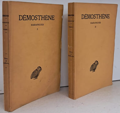 Harangues. Tome I-II [COMPLET].. DÉMOSTHÈNE