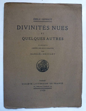 Divinités nues et quelques autres.. HENRIOT (Emile)