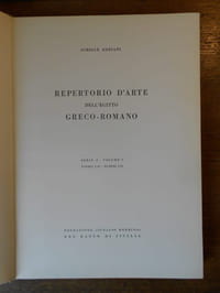 Repertorio d'arte dell'egito greco-romano. Serie A. Volume 1.