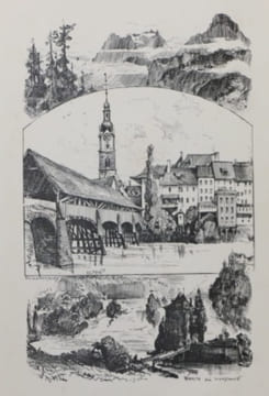 Les vieilles villes de Suisse. Notes et souvenirs.. ROBIDA (Albert)