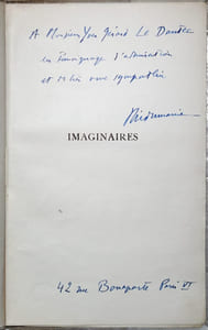 Imaginaires. Poèmes.