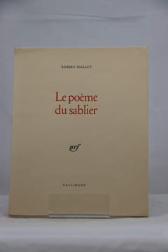 Le poème du sablier.. MALLET (Robert)