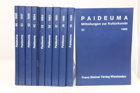 PAIDEUMA Mitteilungen zur Kulturkunde.. undefined