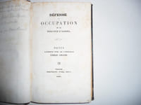 Défense et occupation de la colonie d'Alger. Notes laissées par le capitaine Emile Grand.