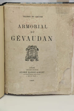 Armorial du Gévaudan.. LESCURE (Vicomte de)