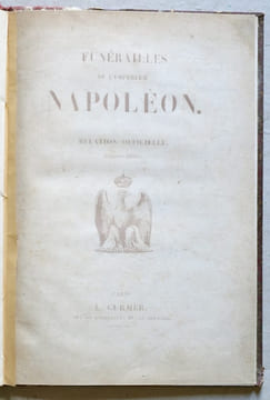 Recueil factice de deux titres : - FACHODA. La mission Marchand. - Funérailles de l’Empereur NAPOLEON.. BOURDARIE (Paul) - LANGLE (Ferdinand)