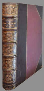 Christophe Plantin, imprimeur anversois.. BIBLIOGRAPHIE ROOSES (Max)