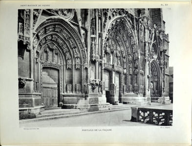 L'Eglise Saint-Maurice, ancienne cathédrale de Vienne en Dauphiné. Son architecture, sa décoration.