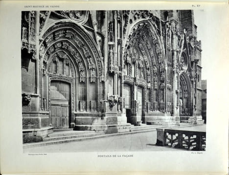 L'Eglise  Saint-Maurice, ancienne cathédrale de Vienne en Dauphiné. Son architecture, sa décoration.. BEGULE (Lucien)