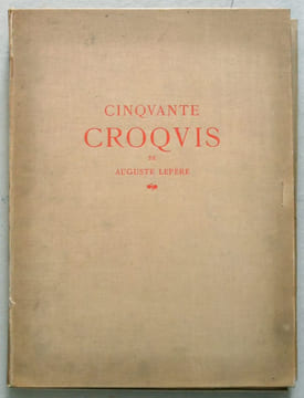 Cinquante croquis. Paris, Vendée, Ile de France, Italie.. [ILLUSTRE] LEPERE (Auguste)
