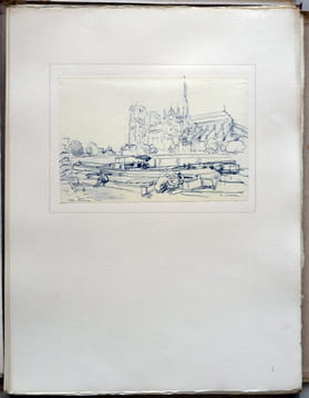 Cinquante croquis. Paris, Vendée, Ile de France, Italie.. [ILLUSTRE] LEPERE (Auguste)