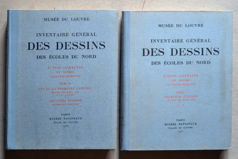 Inventaire général des dessins des Ecoles du Nord - Ecoles Allemande et Suisse (2 tomes).. DEMONTS (Louis)