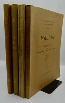 MALLIA. Exploration des Maisons et quartiers d'habitation (1921-1948) - (1948-1954) - (1933-1966) - 1959-1960). Fascicules I -1976 IV.. DEMARGNE (P.) ...