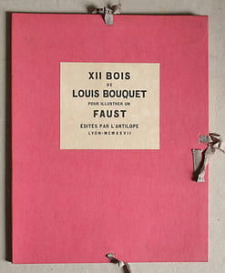 XII bois […] pour illustrer un "Faust".