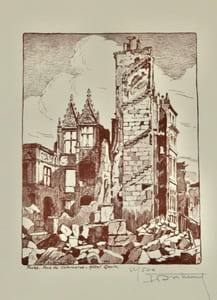 Tours 1940. Quinze dessins originaux. Préfaces de Messieurs Vernet Morin et Mgr. Gaillard.