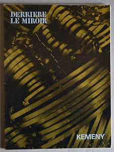 DERRIERE LE MIROIR. N°172. Mai 1968. Kemeny, l'espace et l'image.