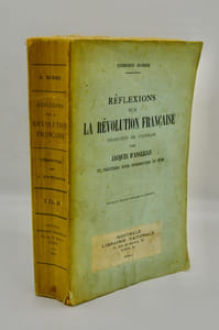 Réflexions sur la Révolution française. Traduites de l'anglais par Jacques d'Anglejan et précédées d'une introduction du même. Nouvelle édition conforme à l'original
