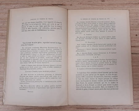 La Pléiade au Collège de France en 1567.. LEFRANC (Abel)