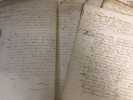 Divers documents manuscrits du XVIIe siècle sur la famille Gravelle.. [GRAVELLE D’ARPENTIGNY]