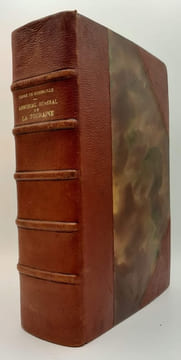 Armorial général de la Touraine, précédé d'une notice sur les ordonnances, édits, déclarations et règlements relatifs aux armoiries avant 1789.. CARRE ...
