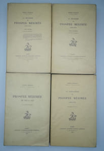 La jeunesse de Prosper Mérimée (1803-1834). Tomes I-II. - Prosper Mérimée de 1834 à 1853. Tome III. - La vieillesse de Prosper Mérimée (1854-1870). Tome IV.