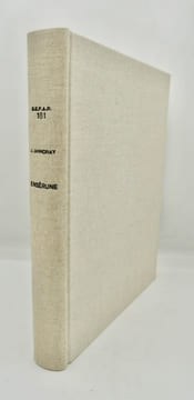 ENSERUNE. Contribution à l'étude des civilisations préromaines de la Gaule méridionale. [Volume de texte seul].. JANNORAY (Jean)