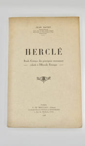 HERCLE. Etude critique des principaux monuments relatifs à l'Hercule étrusque.