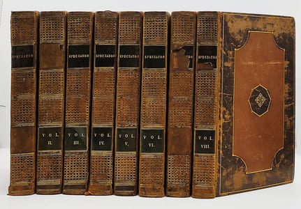 THE SPECTATOR (8 vol.). Complete set.