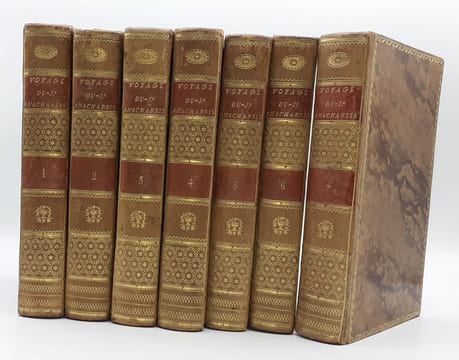 Voyage du Jeune Anacharsis en Grèce, vers le milieu du 4 ème siècle avant l'ère vulgaire. . [VOYAGES]  BARTHELEMY (Jean-Jacques)