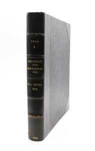 Rapport sur les fouilles de Médamoud (1928) - Rapport sur les fouilles de Deir El Médineh (1928) - Rapport sur les fouilles de Deir El Médineh (Nord) [1928] - Rapport sur les fouilles de Tell Edfou (1928).