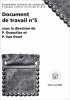 Programme collectif de recherche : L'époque romaine tardive en Île-de-France. Document de travail n°5.. OUZOULIAS (Pierre), VAN OSSEL (Paul) [ss. la ...