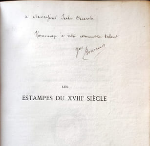 Les Estampes du XVIIIe siècle. Ecole française.