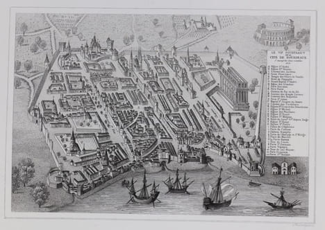 Histoire des monuments anciens et modernes de la ville de BORDEAUX. . BORDES (Auguste)