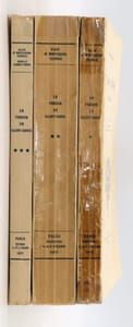 Le Trésor de Saint-Denis. Inventaire de 1634 (I) - Documents Divers (II) - Planches et notices (III).