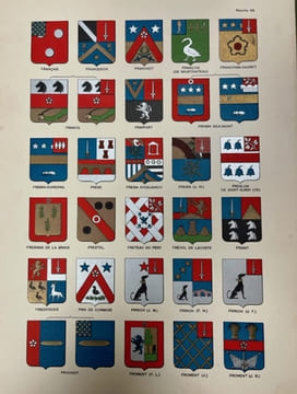 Les familles titrées et anoblies au XIXe siècle. + Album de l'Armorial du Premier Empire, 1808-1815.. REVEREND (Vte Albert)