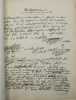 Isographie des Hommes célèbres ou collection de fac-simile de lettres autographes et de signatures. Lithographie de Th. Delarue.. BERARD (S.), ...