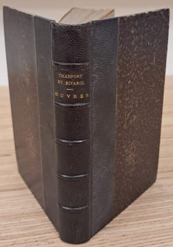 Œuvres de Chamfort et Rivarol.. CHAMFORT, RIVAROL.