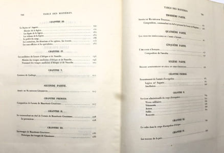 L'armée romaine d'Afrique et l’occupation militaire de l’Afrique sous les Empereurs.