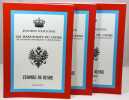 L'EMPIRE DE RUSSIE. LES ROMANOV, Vol. I, II et III. Dictionnaire historique et généalogique.. TOURTCHINE (Jean-Fred)